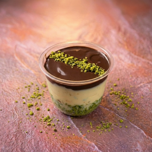 Dubai Chocolate Cheesecake Pot