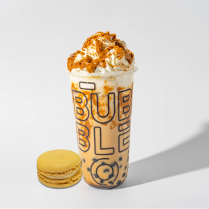 Signature Milk Tea and French Macaron